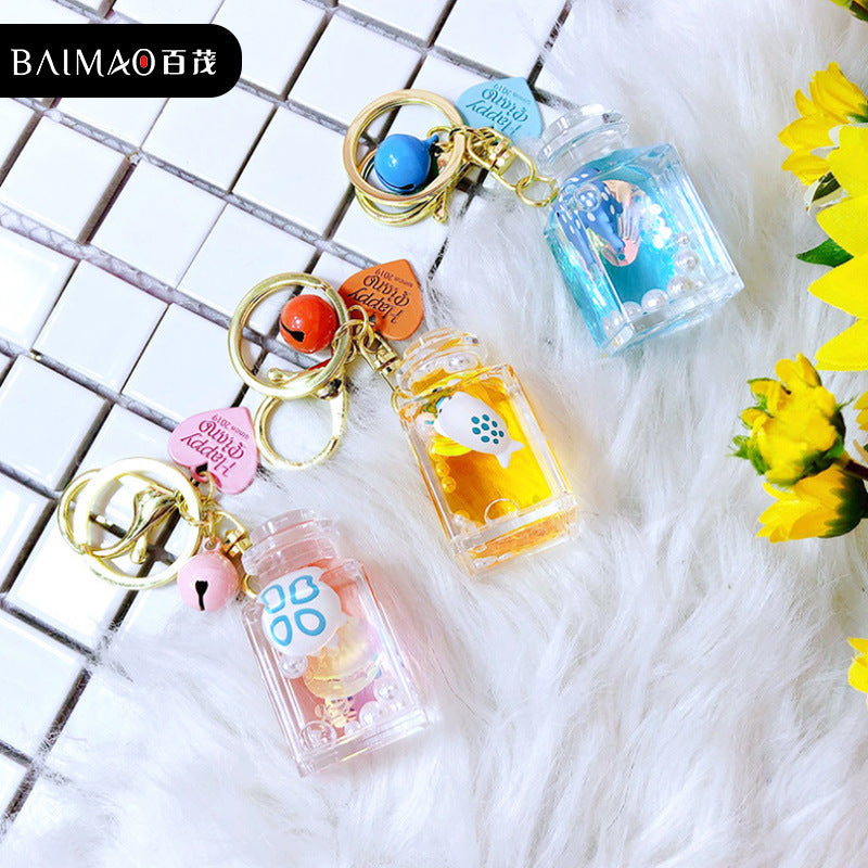 Wholesale Ocean Floating Baby Seal Acrylic Keychain